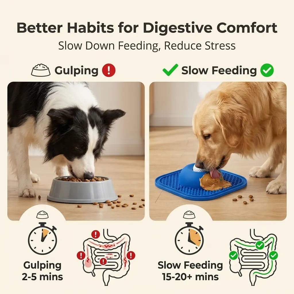 Dog Slow Feeder Bowl and Lick Mat Set - Food-Grade Silicone Anti-Slip Feeding Mat with Strong Suction Pad for Anxiety Relief and Mess-Free Use with Wet Food, Yogurt, and Peanut Butter